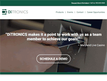 Tablet Screenshot of ditronics.com